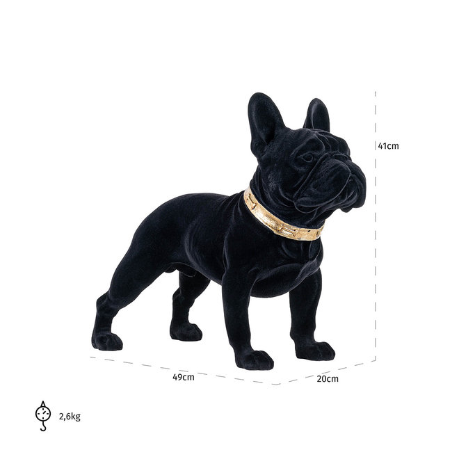 Dog Spike black (Zwart)