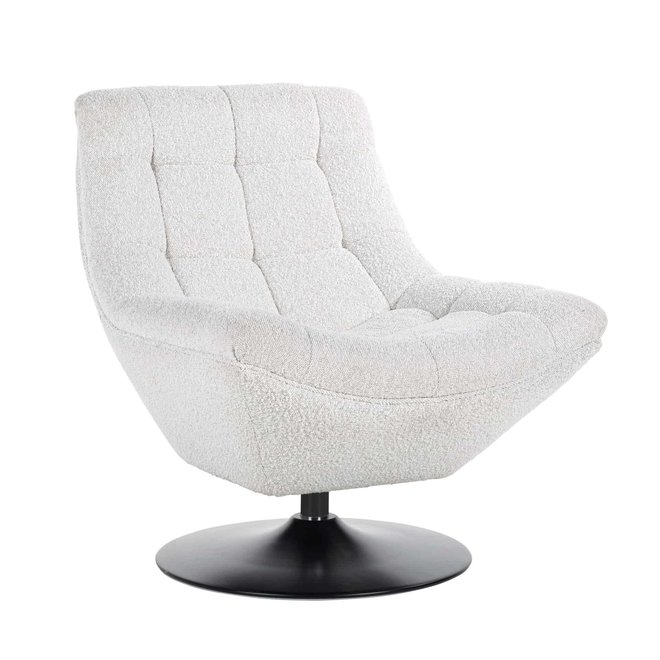 Draaifauteuil  Richelle White Bouclé (Copenhagen 900 Bouclé White)