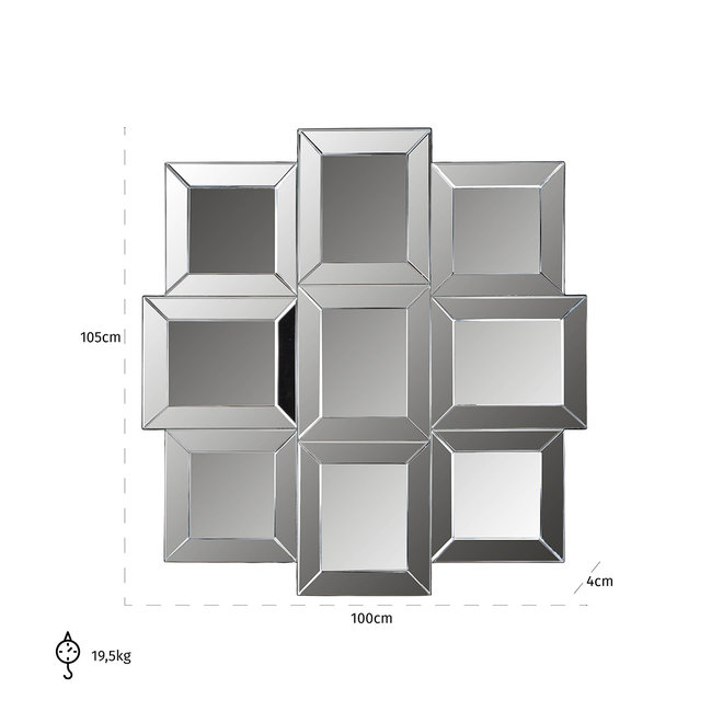 Spiegel Xeon (Zilver)