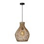 Lucide Alban - Hanglamp Ø 35 cm 1xE27 Licht hout