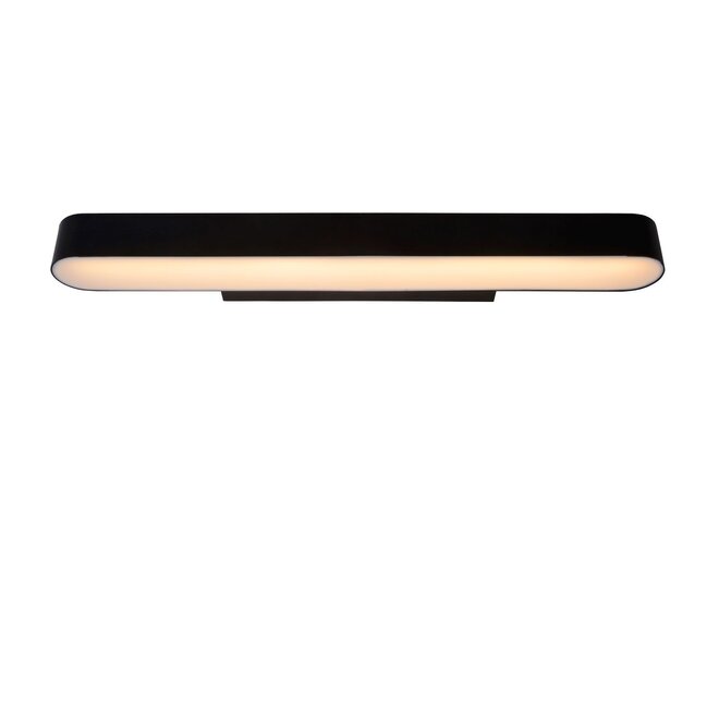 Lucide Madelon - Wandlamp Badkamer LED 1x9W 2700K IP44 Zwart
