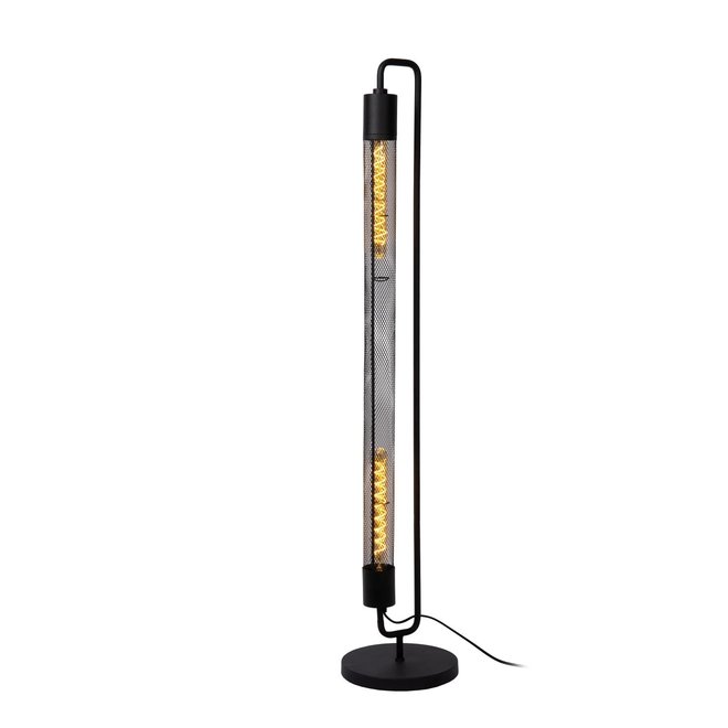Lucide Calixt - Vloerlamp 2xE27 Zwart