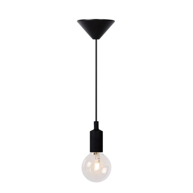 Lucide Fix - Hanglamp Ø 10 cm 1xE27 Zwart