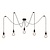 Lucide Fix Multiple - Hanglamp 5xE27 Zwart