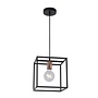 Lucide Arthur - Hanglamp 1xE27 Zwart