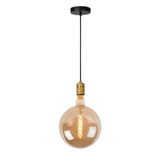 Lucide Jova - Hanglamp Ø 4,6 cm 1xE27 Mat Goud / Messing