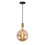 Lucide Jova - Hanglamp Ø 4,6 cm 1xE27 Mat Goud / Messing