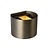 Lucide Xio - Wandlamp LED Dimb. G9 1x3,5W 2700K Koffie