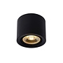 Lucide Fedler - Plafondspot Ø 12 cm LED Dim to warm GU10 1x12W 2200K/3000K Zwart