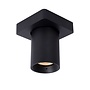 Lucide Nigel - Plafondspot LED Dim to warm GU10 1x5W 2200K/3000K Zwart
