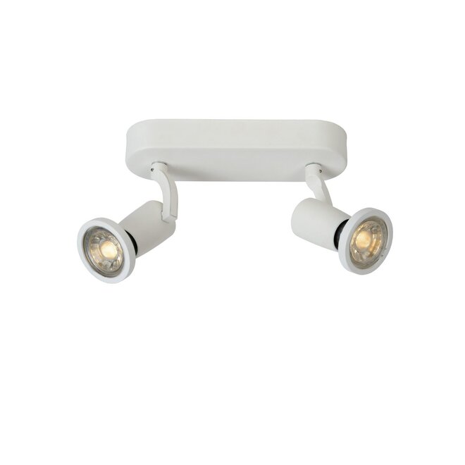 Lucide Jaster-led - Plafondspot LED GU10 2x5W 2700K Wit