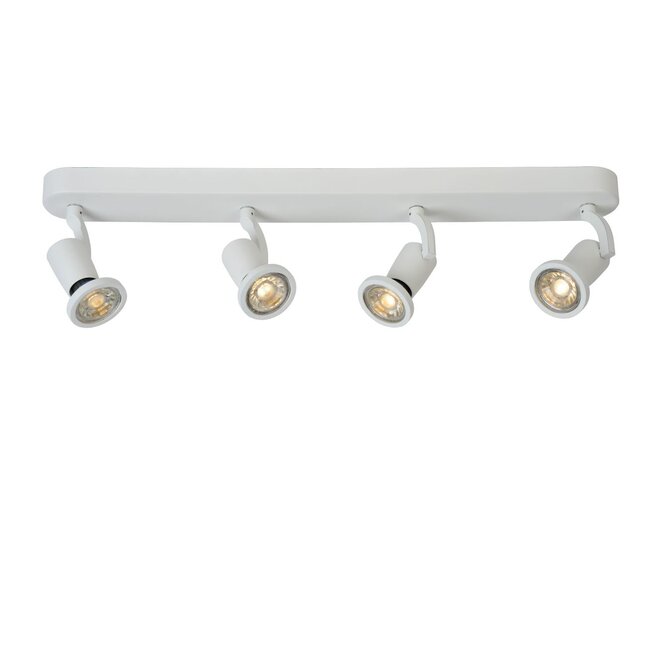Lucide Jaster-led - Plafondspot LED GU10 4x5W 2700K Wit