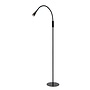 Lucide Zozy - Leeslamp LED Dimb. 1x3W 3000K 3 StepDim Zwart