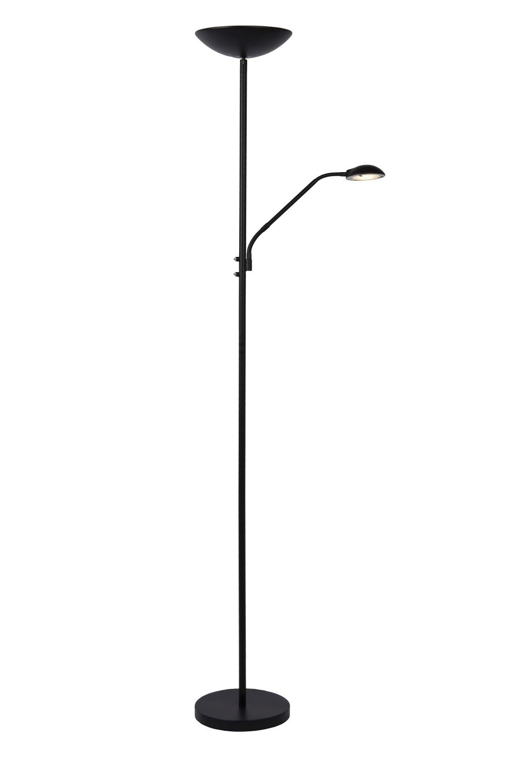 Lucide Zenith - Leeslamp Ø 25,4 cm LED Dimb. 3000K Zwart