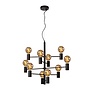 Lucide Leanne - Hanglamp Ø 65 cm 10xE27 Zwart