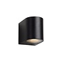 Lucide Zora-led - Wandspot Buiten LED Dimb. GU10 1x5W 3000K IP44 Zwart