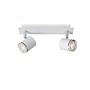 Lucide Rilou - Plafondspot LED Dimb. GU10 2x5W 3000K Wit