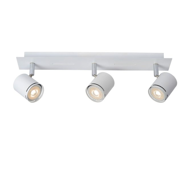 Lucide Rilou - Plafondspot LED Dimb. GU10 3x5W 3000K Wit