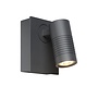 Lucide Bran - Wandspot Buiten LED Dimb. 1x7W 2700K IP54 Antraciet