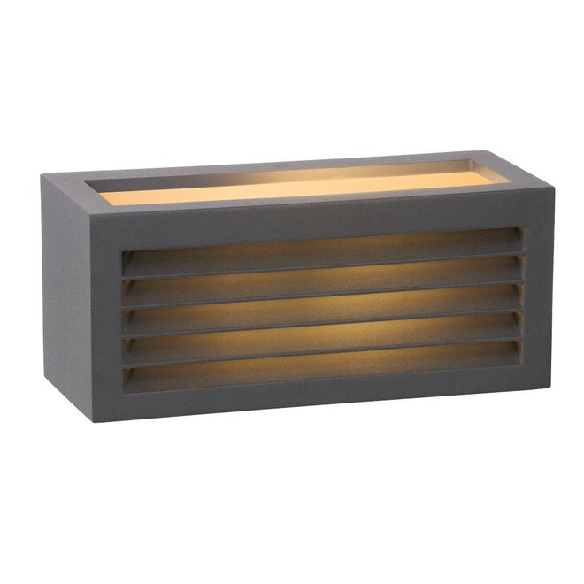 Lucide Dimo - Wandlamp Buiten 1xE27 IP54 Antraciet