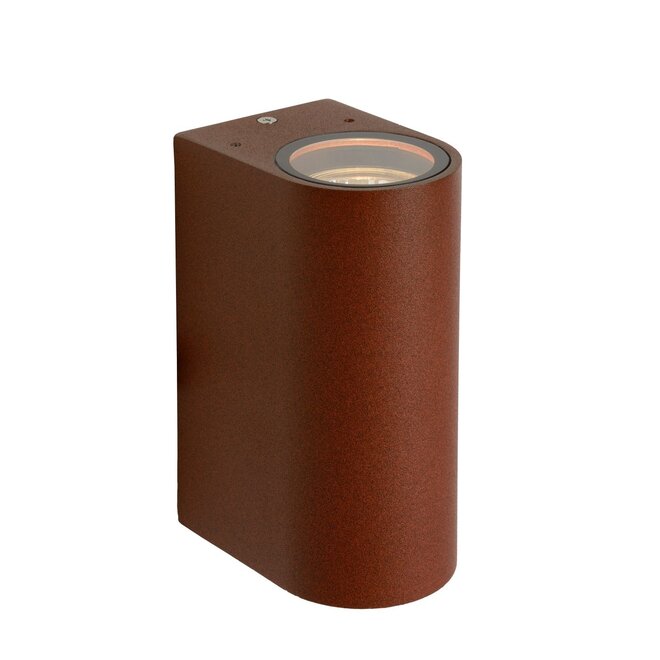 Lucide Boogy - Wandspot Buiten 2xGU10 IP44 Roest bruin