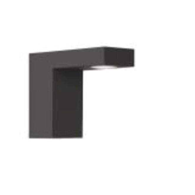 Lucide Texas - Wandspot Buiten LED 1x6W 3000K IP54 Antraciet