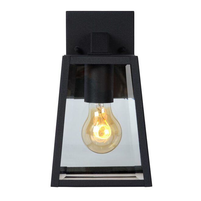 Lucide Matslot - Wandlamp Buiten 1xE27 IP23 Zwart