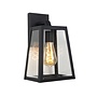 Lucide Matslot - Wandlamp Buiten 1xE27 IP23 Zwart