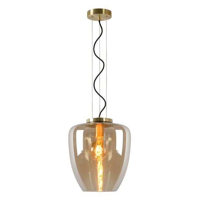 Lucide Florien - Hanglamp Ø 28 cm 1xE27 Amber