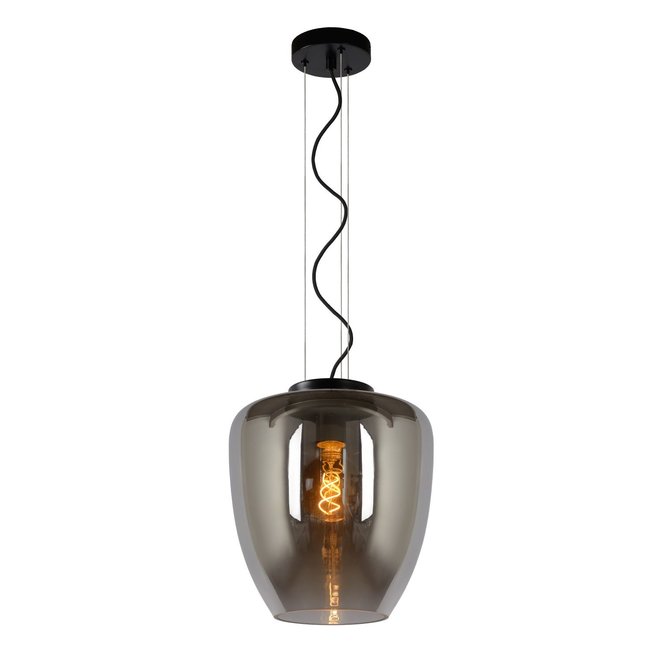Lucide Florien - Hanglamp Ø 28 cm 1xE27 Fumé