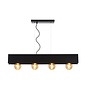 Lucide Surtus - Hanglamp 4xE27 Zwart