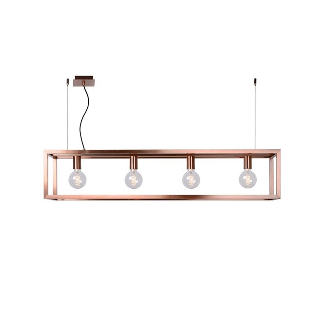 Lucide Oris - Hanglamp 4xE27 Koper