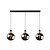 Lucide Julius - Hanglamp 3xE27 Fumé
