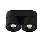 Lucide Yumiko - Plafondspot Ø 7,8 cm LED Dimb. 2x8W 2700K Zwart