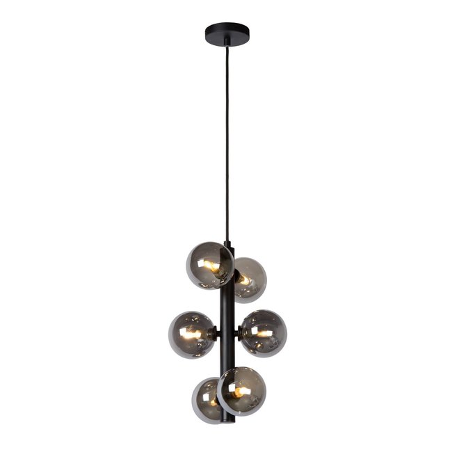 Lucide Tycho - Hanglamp Ø 25,5 cm 6xG9 Zwart