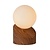 Lucide Len - Tafellamp Ø 10 cm 1xG9 Hout