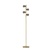 Lucide Tycho - Vloerlamp 4xG9 Mat Goud / Messing