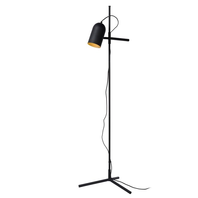 Lucide Edek - Vloerlamp 1xE27 Zwart