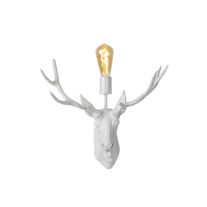 Lucide Extravaganza Caribou - Wandlamp 1xE27 Wit