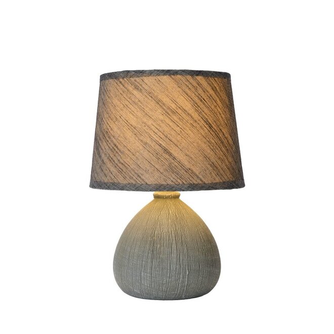 Lucide Ramzi - Tafellamp Ø 18 cm 1xE14 Grijs