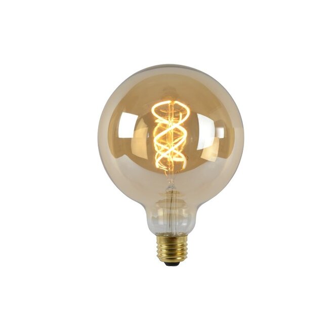 Lucide Led Bulb - Filament lamp Ø 12,5 cm LED Dimb. E27 1x5W 2200K Amber