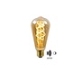 Lucide Led Bulb Twilight Sensor - Filament lamp Buiten Ø 6,4 cm LED E27 1x4W 2200K Amber