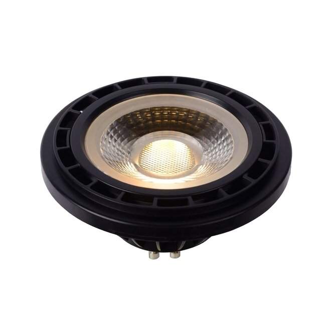 Lucide Led Bulb - Led lamp Ø 11 cm LED Dim to warm GU10 1x12W 2200K/3000K Zwart