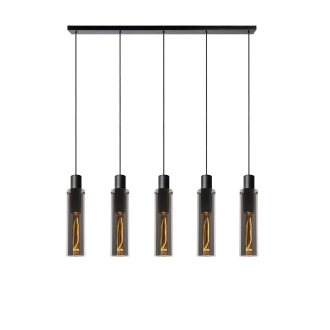 Lucide Orlando - Hanglamp 5xE27 Fumé