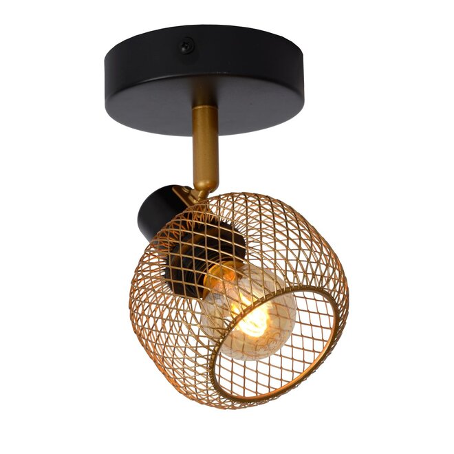 Lucide Maren - Wandspot 1xE14 Mat Goud / Messing