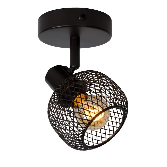 Lucide Maren - Wandspot 1xE14 Zwart
