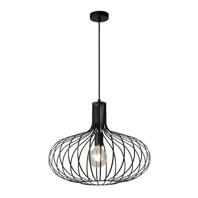 Lucide Manuela - Hanglamp Ø 50 cm 1xE27 Zwart