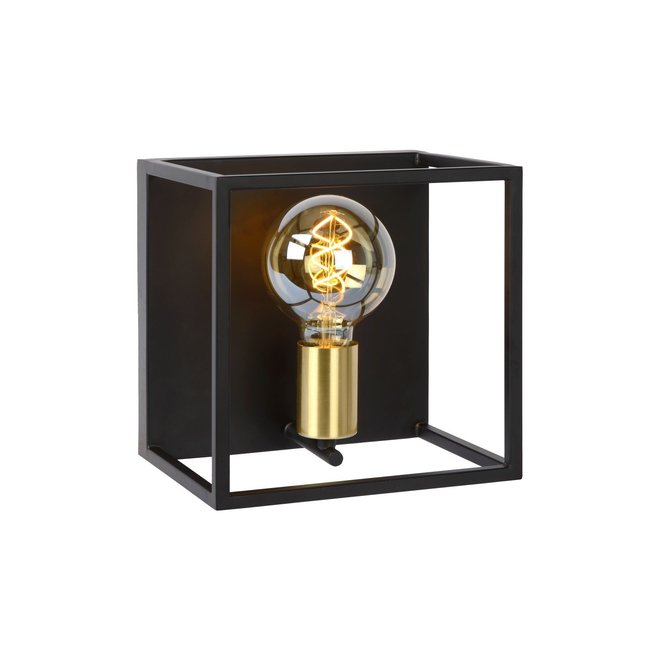 Lucide Ruben - Wandlamp 1xE27 Zwart