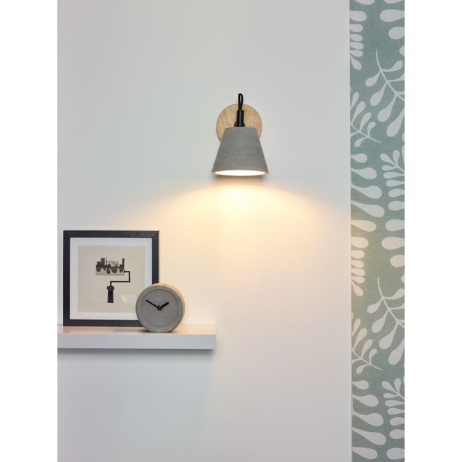Lucide Possio - Wandlamp 1xE14 Taupe