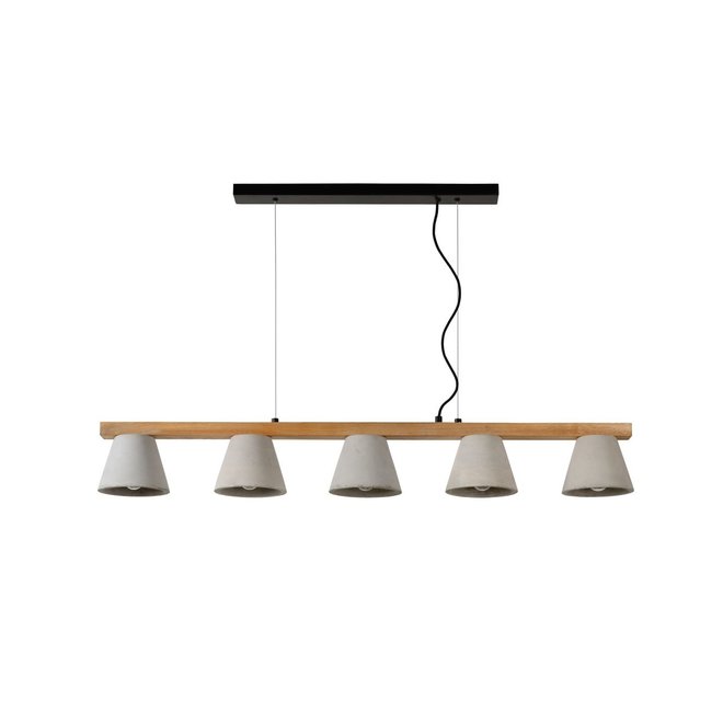 Lucide Possio - Hanglamp 5xE14 Taupe